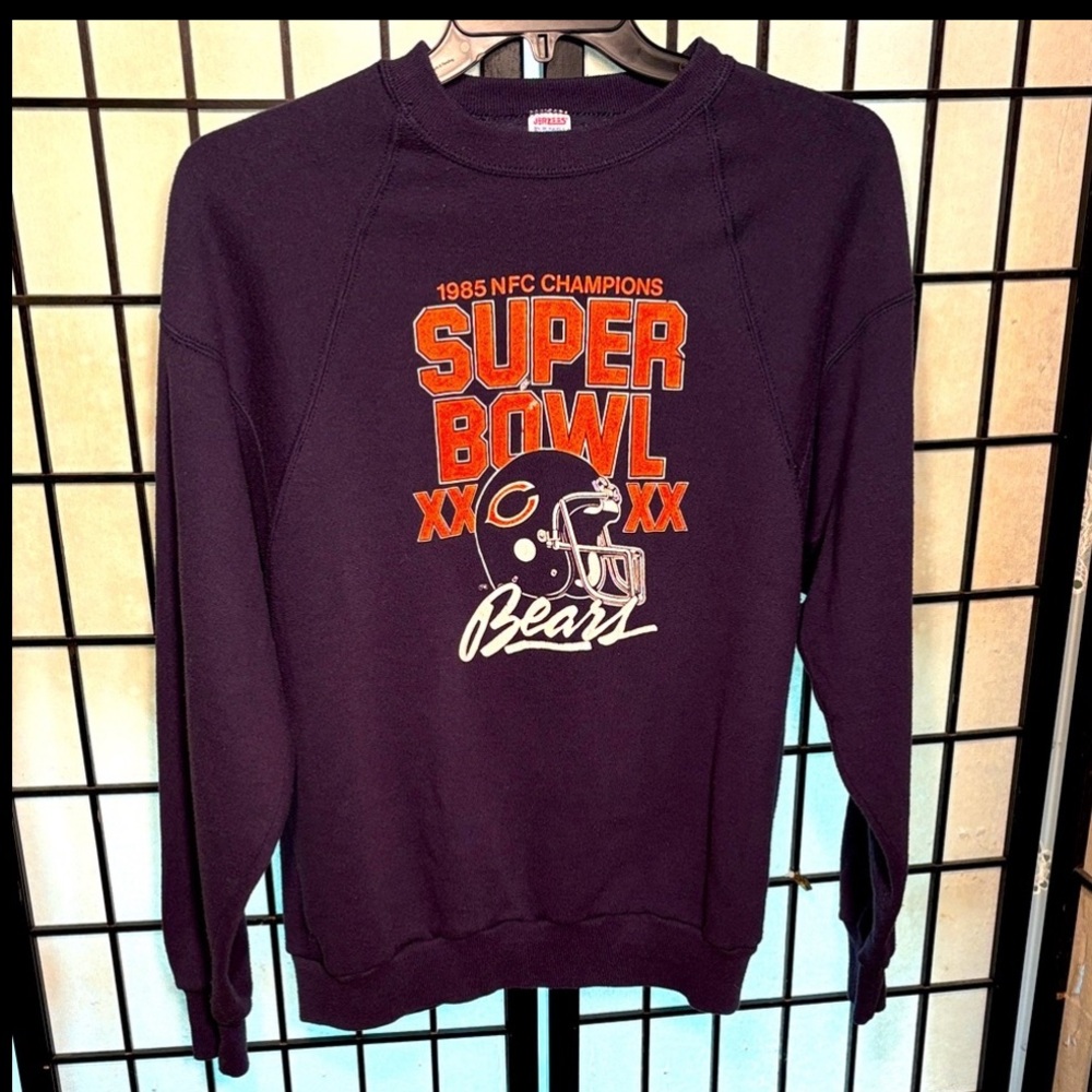 Vintage 1985 Champions Chicago Bears Super Bowl XX Sweatshirt!